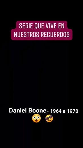 174K views · 7.5K reactions | Daniel boone 1964 1970 #70s #60s #80s #danielBoone | Los Años 8Ochentas | Facebook