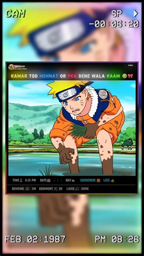 Kamar Tod Mehnat Or Pka Dene Wala Kaam 🤣🎀 || #shorts #viralvideo #trending #song #anime