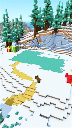 Build it! (Christmas Reindeer Shack) The 3D Guide is online and has a materials list included. No mods or addons are required! 📥Included downloads: Java / Bedrock world and Schematic. #minecraft#charliecustardbuilds