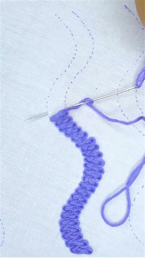 💙 Very easy embroidery for beginners! 🪡🔥