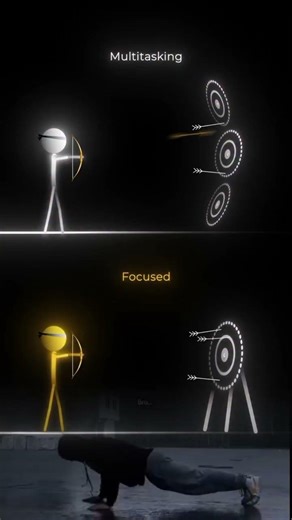 Multitasking Vs focused #motivation #selfimprovement #dailymotivation #inspirationalstories
