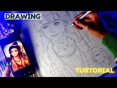 How to draw lord Ram 🎨 ( step by step drawing tutorial ✨)