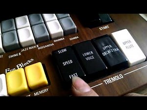 Glitch en Órgano Yamaha Electone B-35