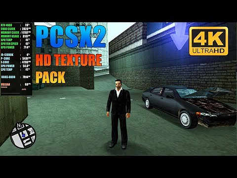 GTA Liberty City Stories - ( PCSX2 Nightly Emulator ) + HD Texture Pack + Configuration | 4K 60FPS