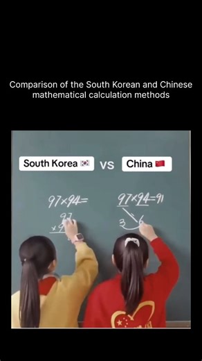 Learn More on Instagram: "South Korean and Chinese mathematical calculation methods are similar in their strong academic traditions but differ in focus and approach. South Korea emphasizes speed, accuracy, and multiple problem-solving strategies, often reinforced through after-school programs (hagwons). Chinese methods focus more on deep understanding, repetition, and step-by-step mastery, with traditional tools like the abacus still in use. While both systems produce top-performing students, So