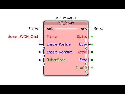 MotionWorks IEC - Servo Enable