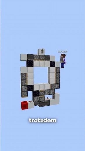This is the EASIEST 3x3 Redstone door in Minecraft