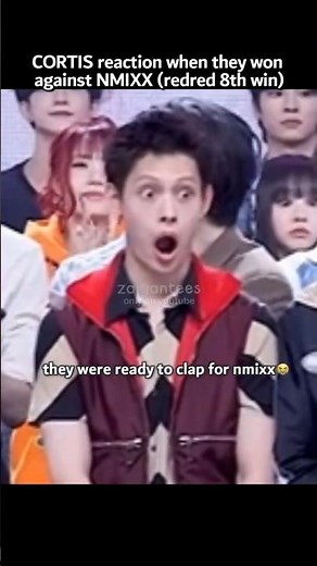 James' reaction is sending me 😭 #cortis #nmixx #kpop #viraledit #shorts