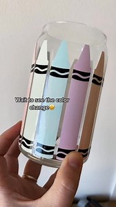 2.6K views · 97 reactions | 102_Crayons are back!! Which version do you prefer️ #teachergifts #colorchangingcups #handmadecups #crayoncup #teache | Roy and Pip | Facebook