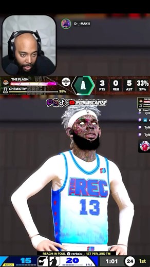 We realized mid-game these guys were using the new "delay script" lag switch. Look at how the gameplay changes the second we try to make a run. This is what we have to deal with in 2026? #NBA2K26 #Gaming #VideoGames #ContentCreator #Streamer #NBA2K | iPodKingCarter