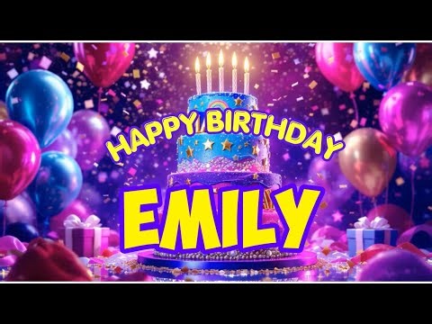 Happy Birthday EMILY Song 🎉 | Best Happy Birthday Music