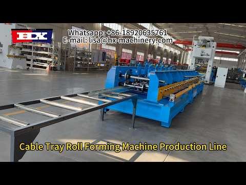 Fully Automatic Cable Tray Roll Forming Machine Production Line - Custom Sizes And Thickness