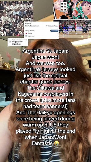 Replying to @Morag freaking so good. But sad for Oikawa. You’ll get them buddy! #haikyuu #olympics #oikawa #hinata #kageyama #bokuto #ushijima #oikawatooru #hinatashoyo #kageyamatobio #ushijimawakatoshi #japan #argentina #fyp