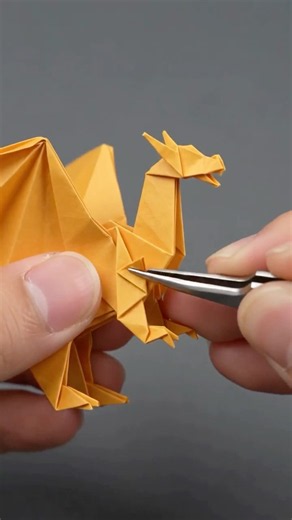 🐉 Fold a Dragon from Paper | Easy Origami Dragon #diy #papercraft #paperfold #papercrafter