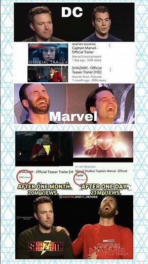 Marvel vs DC: Views Don’t Lie 😏 #shorts #marvel #memes