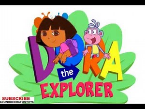 DORA THE EXPLORER ANIMATED LOGO DORA & BOOTS MAP WALKTHROUGH NICK JR SOUND BOOKS FUN TOYS