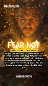 It's a popular myth that there is a "Fear Not" for every day of the year. While the exact phrase appears less than that, the promise of God's presence is constant. The most common command in Scripture is still "Don't be afraid!" #FearNot #BibleMyths #Anxiety #Peace #BibleVerses #Truth #Christianity | Bible with me