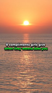 8 compliments girls give when they want to date you Most guys expect the obvious. “You’re so handsome.” “You’re strong.” “You’re funny.” But when a girl actually wants to date you, her compliments change. They're not designed to stroke your ego — they’re meant to place herself closer to you without looking obvious. It’s low-key, strategic, and often deeply revealing. Let’s break down eight compliments girls give that fly under the radar — but scream she wants more than friendship. #relationshipt