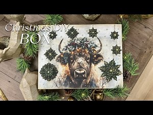 Magical Holiday Craft: Create a Whimsical Christmas Box with Redesign With Prima®