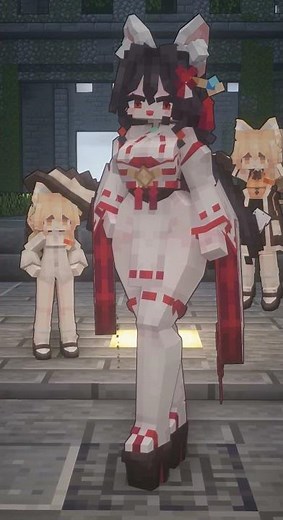 😍The most annoying episode about size differences (Minecraft model display)😍