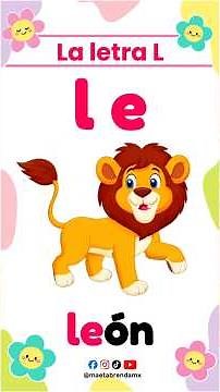 Let's learn the letter L and its syllables | la le li lo lu | Learn to read
