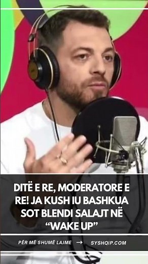 Ditë e re, moderatore e re! Ja kush iu bashkua sot Blendi Salajt në “Wake Up”