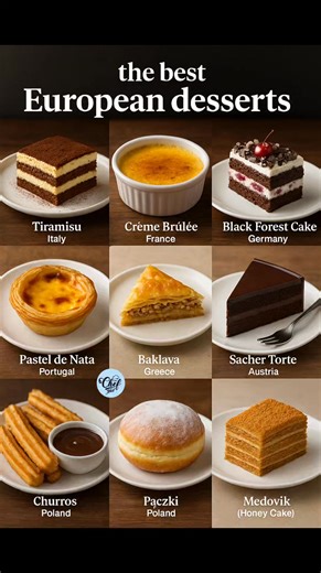 the best European desserts | Chef Jahed
