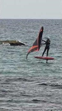 Respect #shorts ASMR 67 Flying Over the Waves: Wing Foiling לעוף מעל הגלים: ווינג פוילינג