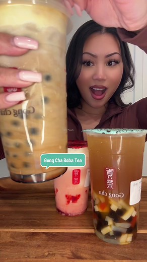 Gong Cha Boba Tea Varieties | Milk Tea Mukbang ASMR