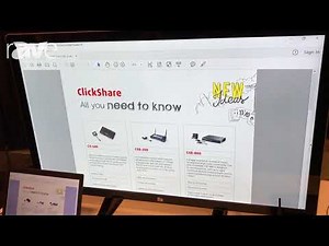 E4 AV Tour: Barco Shows CSE-800 and CSE-200 ClickShare Wireless Presentation Devices