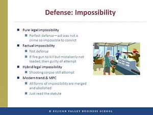 Legal Impossibility vs. Factual Impossibility: Defenses in Criminal Law Explained
