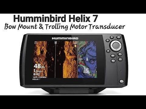 Humminbird Helix 7 Bow Mount and Trolling Motor Transducer Install