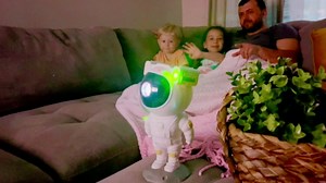 Star Projector Galaxy Night Light - Astronaut Space Projector, Starry Nebula Ceiling LED Lamp with Timer and Remote, Kids Room Decor Aesthetic, for Christmas & Birthdays