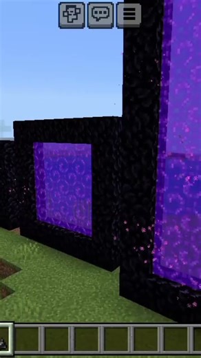 Small medium and large portal to netherworld Minecraft