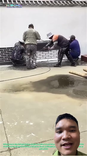 Paint Spraying Machine for Creating Decorative Patterns #construction