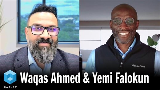 Waqas Ahmed, OpenText Yemi Falokun, Google | Google Cloud Next 2026 | Michael Lavigne