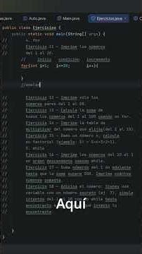 Java Ejercicios #11 | Bucle for del 1 al 20