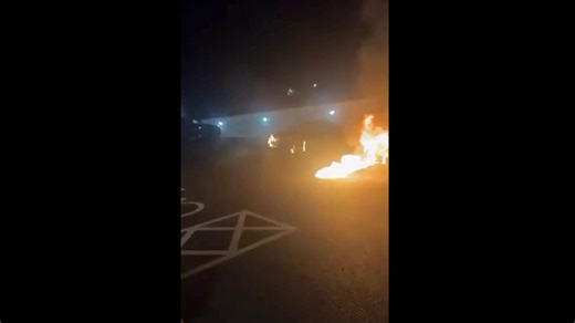 Shocking footage has emerged showing a number of cars on fire following a suspected arson attack in a pub car park in Co Meath. Gardaí and emergency services were called to the incident of criminal damage at about 10:50pm on Friday evening following reports that eight cars had been set alight. The blaze took place in the car park of a licensed premises off Main Street in Duleek. No injuries were reported in the fire, and the scene has been preserved for a technical examination to be carried out.