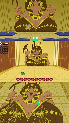 Frog vs Mural Girl 2 Gameplay - Indie Game Fun