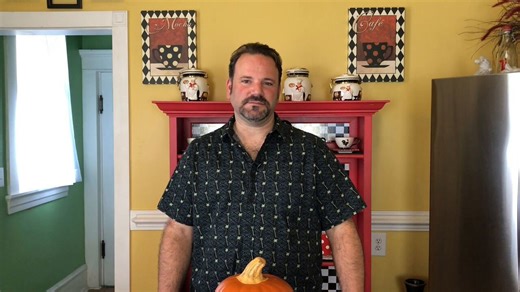 Metallic Glitter Pumpkin