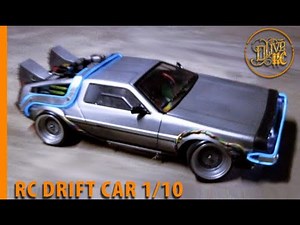 RC DRIFT CAR - 1:10 DELOREAN ride