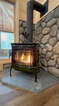 CABIN HEAT! ‪@hearthstonestoves‬ Stove Review #gasstove #hearthstonestoves #cabin #winter #heat