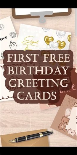 MY FIRST FREE BIRTHDAY GREETING CARD TEMPLATES | CANVA | MARSHA DIGITAL SINING