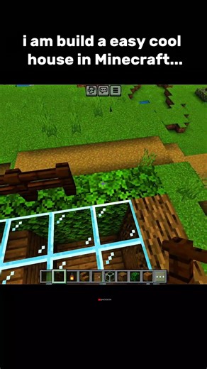 i build a cool house in Minecraft #minecraft