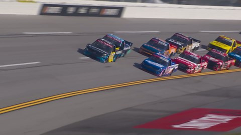 Caruth claims first stage win of 2025 with Stage 1 victory