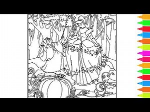 Disney Cinderella Getting Dressed, Gus Lollygagger & Jaq Jacque | Disney Cinderella Coloring Pages