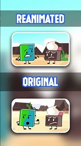 TPOT 4 Reanimated Comparison #tpot #bfdi #osc #objectshowcommunity #objectshow #shorts