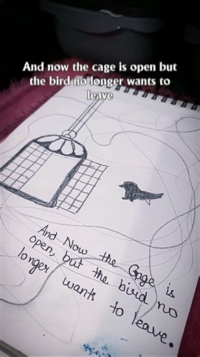 It's not only about the BIRD 😞🕊️🥲 | #sad#emotional#retro#deep#viral#trending#fypシ | Kashvi Art House