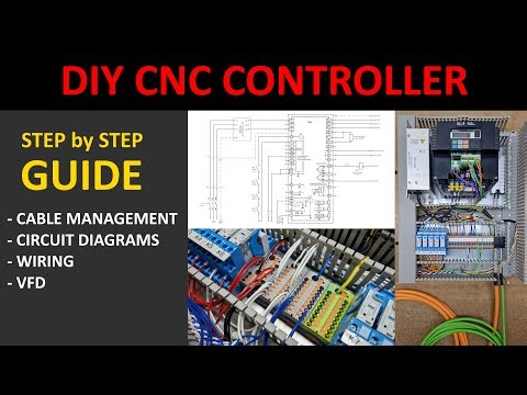 DIY CNC Controller Part 2 - Circuit Diagram, Wiring, ATC VFD, Cable Management