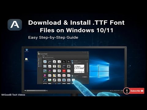 Download & Install OTF or .TTF Font Files on Windows 10/11 | Easy Step-by-Step Guide